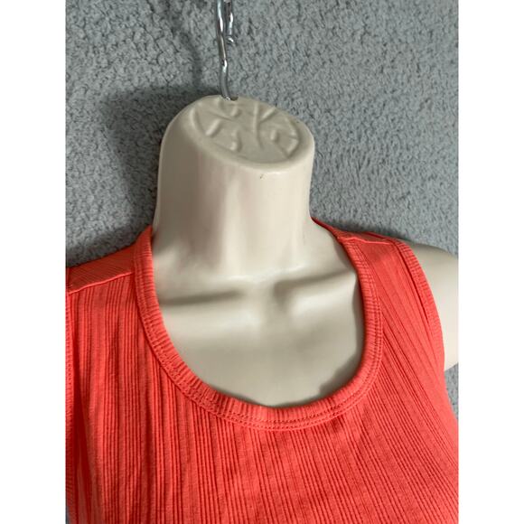 Fashion Nova Women's 1X Orange Cutout‎ Ribbed Bodycon Midi Dress Sleeveless - Picture 6 of 8